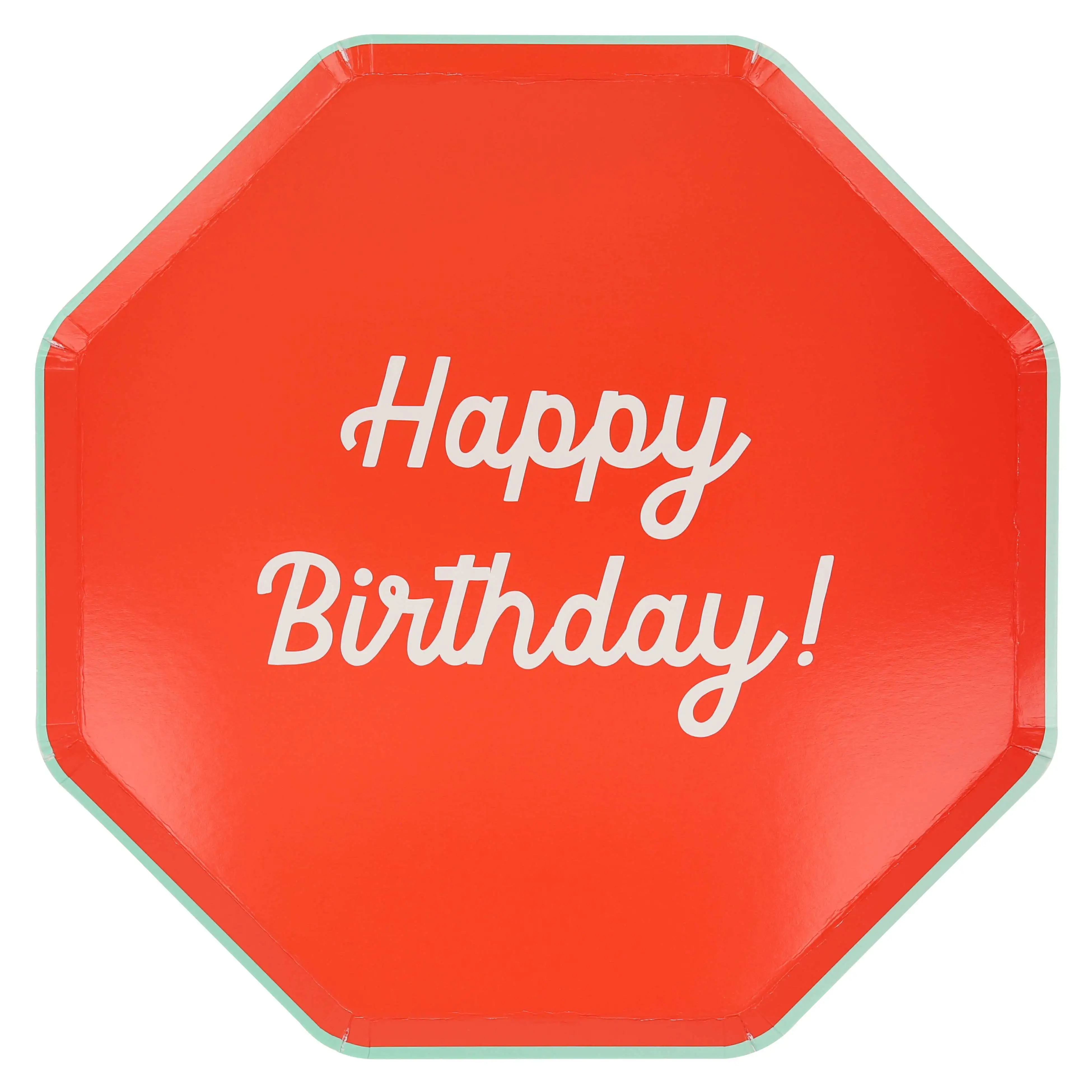 Platos Grandes Multicolor Feliz Cumpleaños - Imagen 6