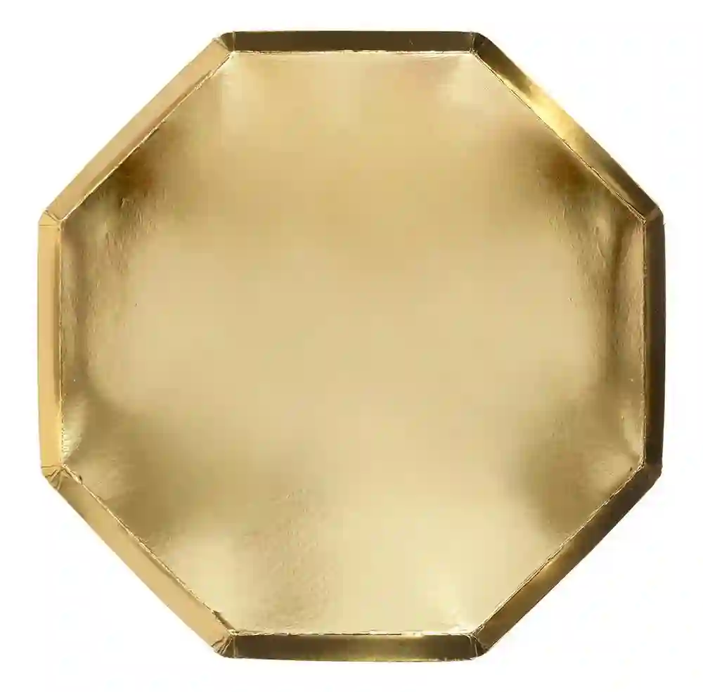 Large gold plates