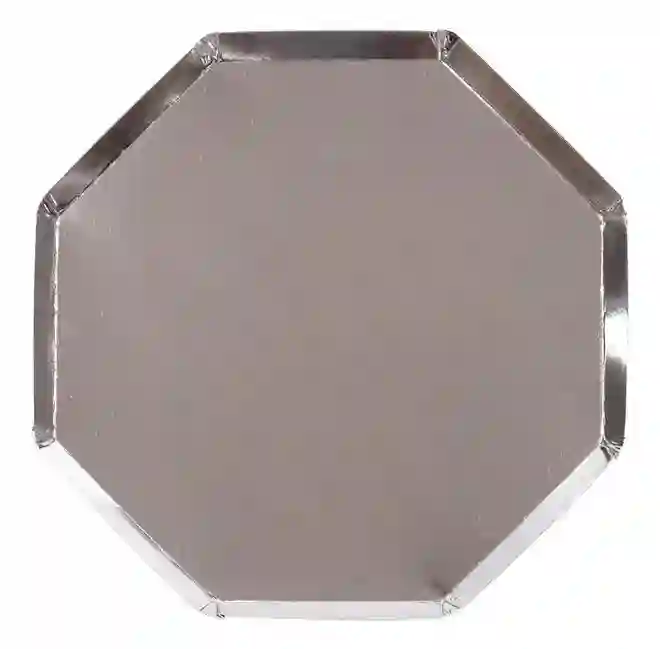 Large silver plates