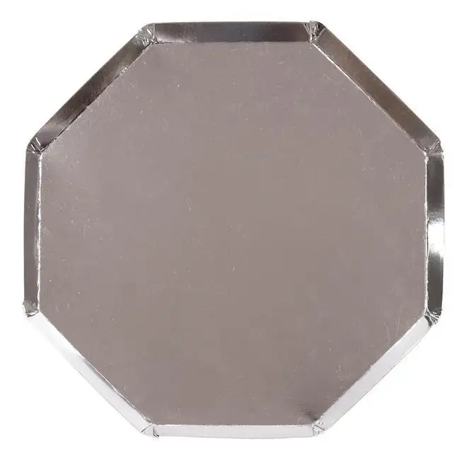 Large silver plates