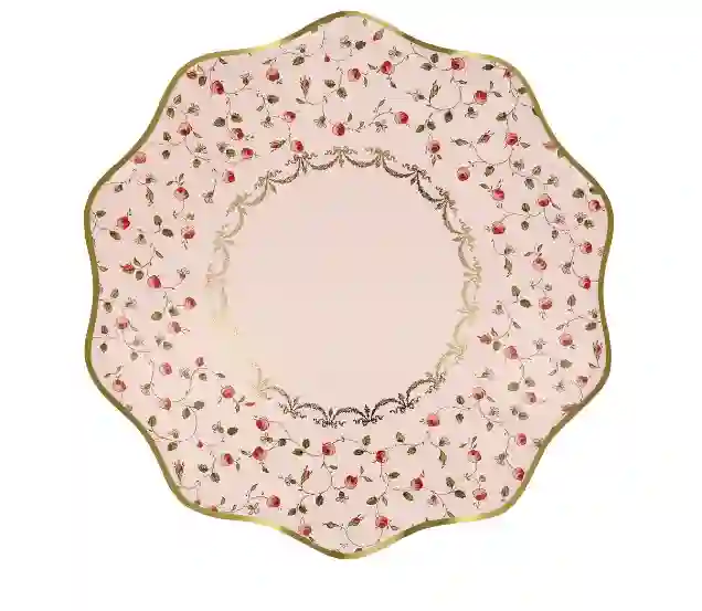 Large rose dishes Laduree Marie
