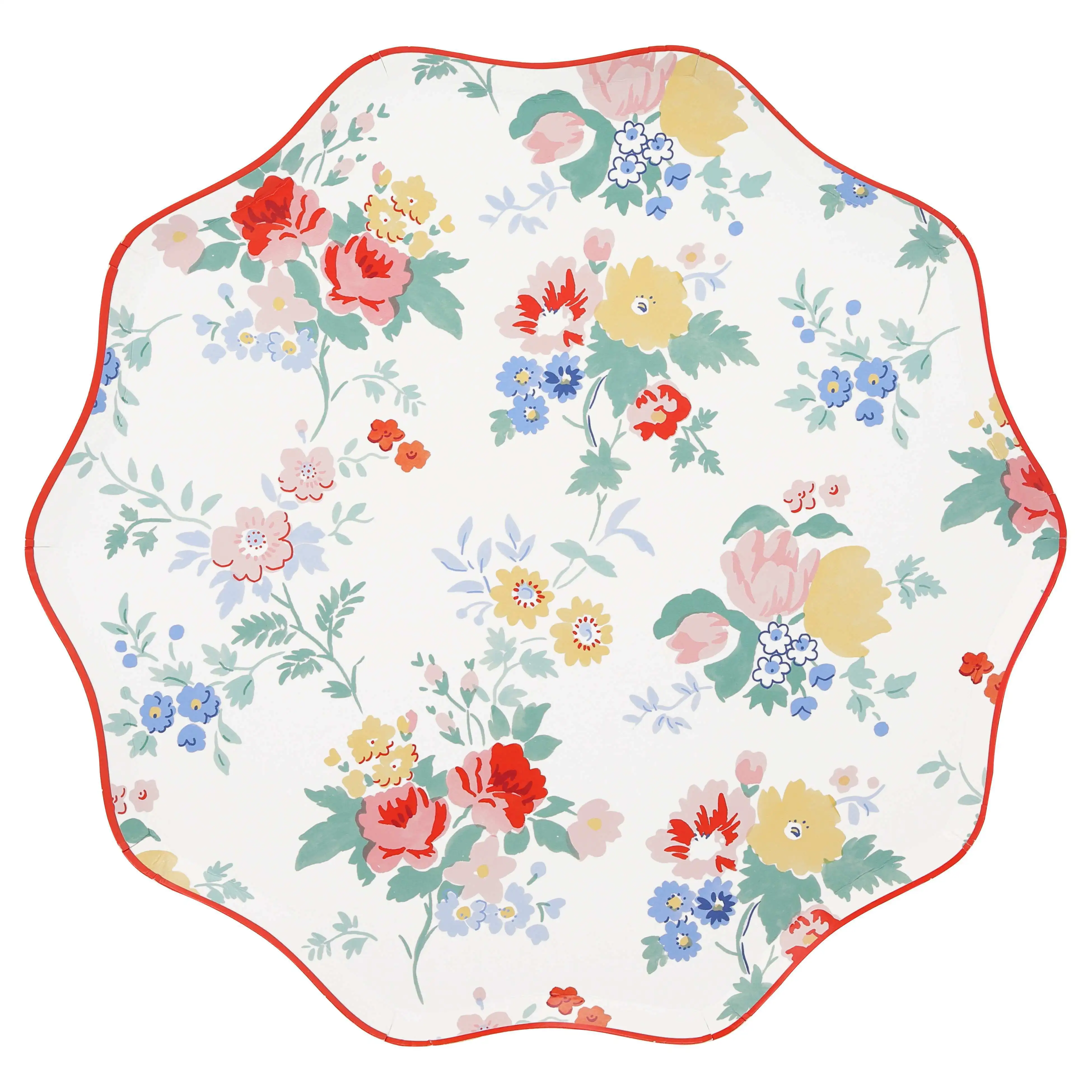 Platos grandes Vintage Floral