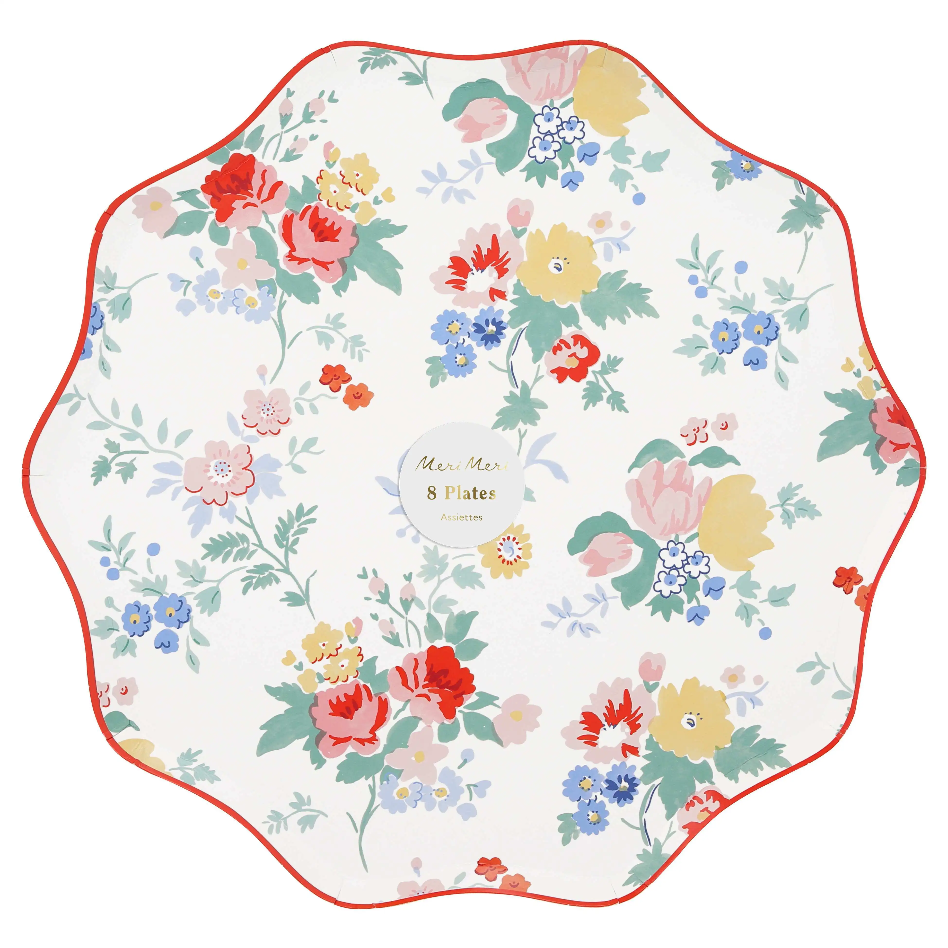 Platos grandes Vintage Floral - Imagen 2