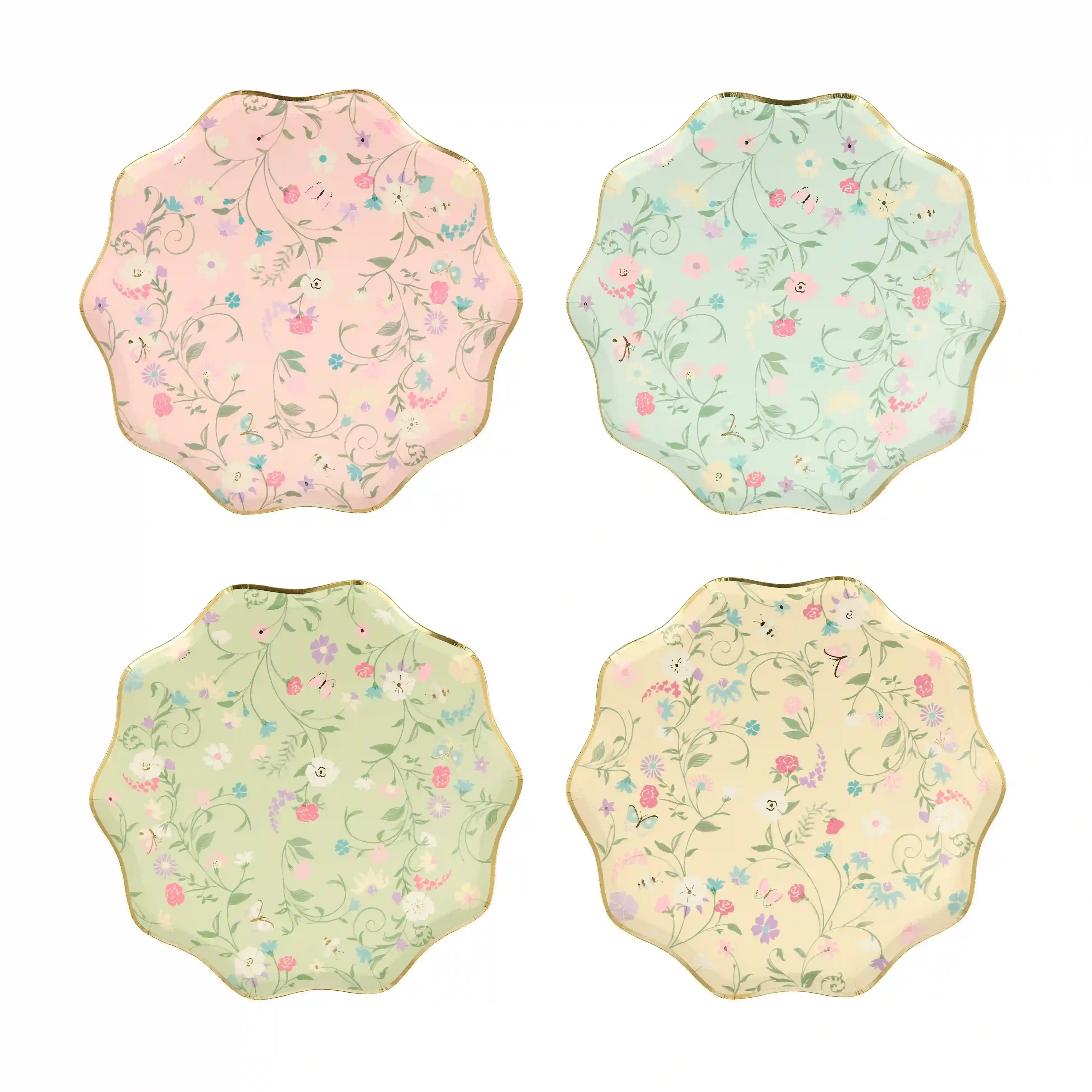 Platos pequeños Ladurée París Floral