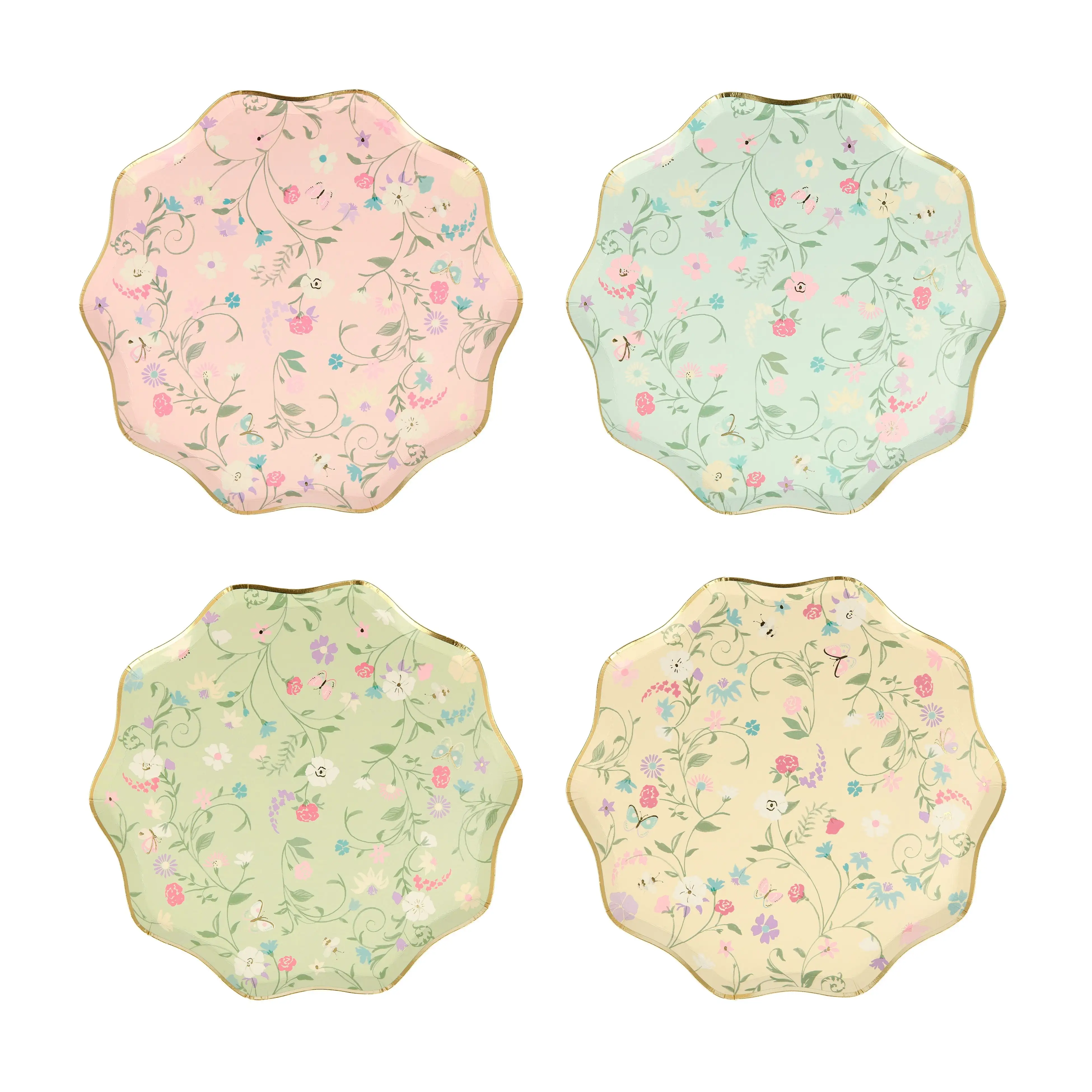 Platos pequeños Ladurée París Floral