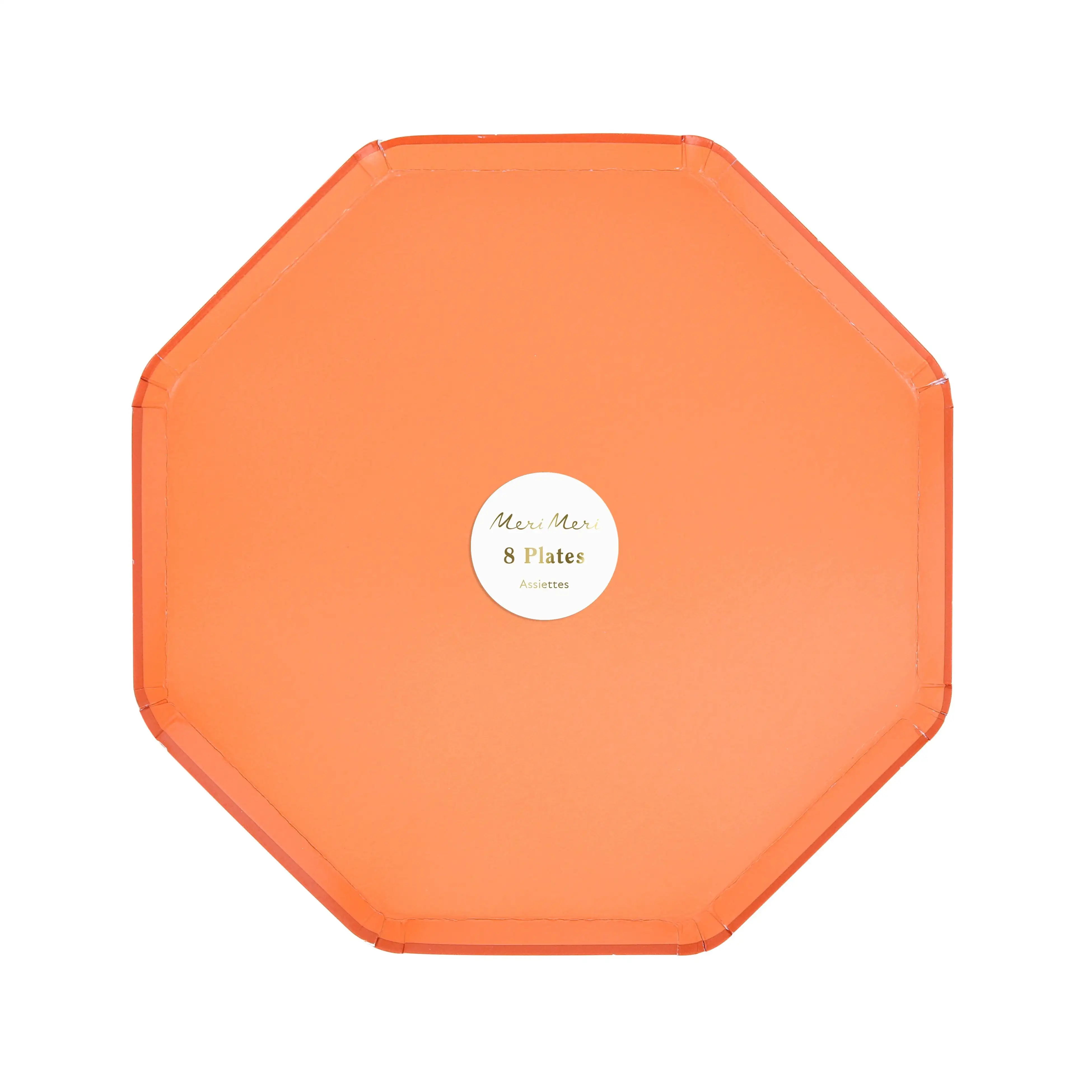 Small Octagonal Papaya Dishes - Image 2