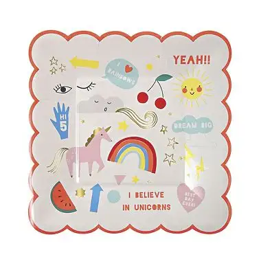 Platos Pequeños Unicornio