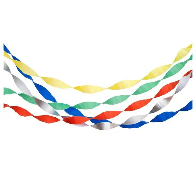 Serpentinas multicolor