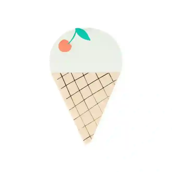 Ice cream napkin
