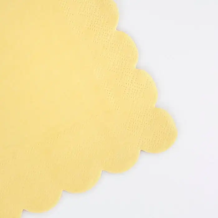 Small yellow napkin
