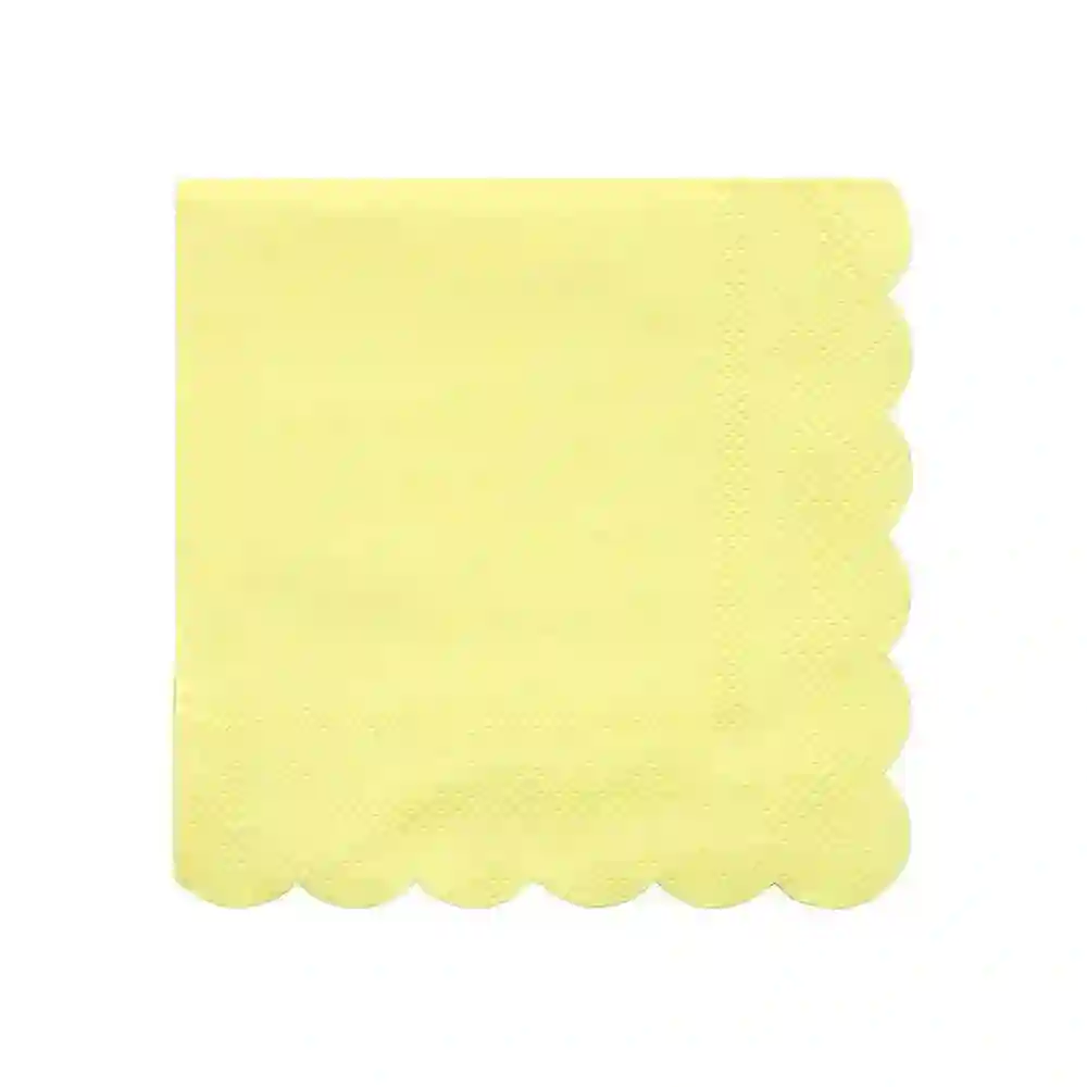 Yellow little napkin