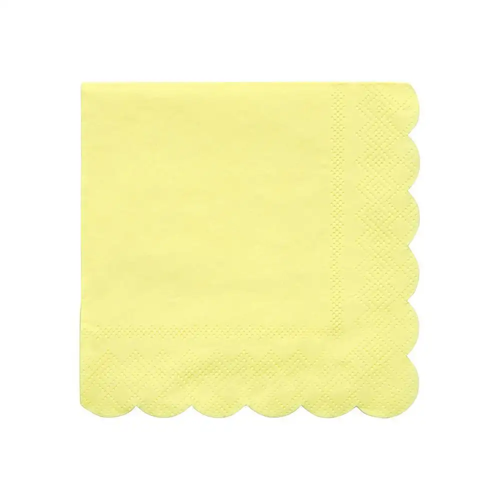 Yellow little napkin