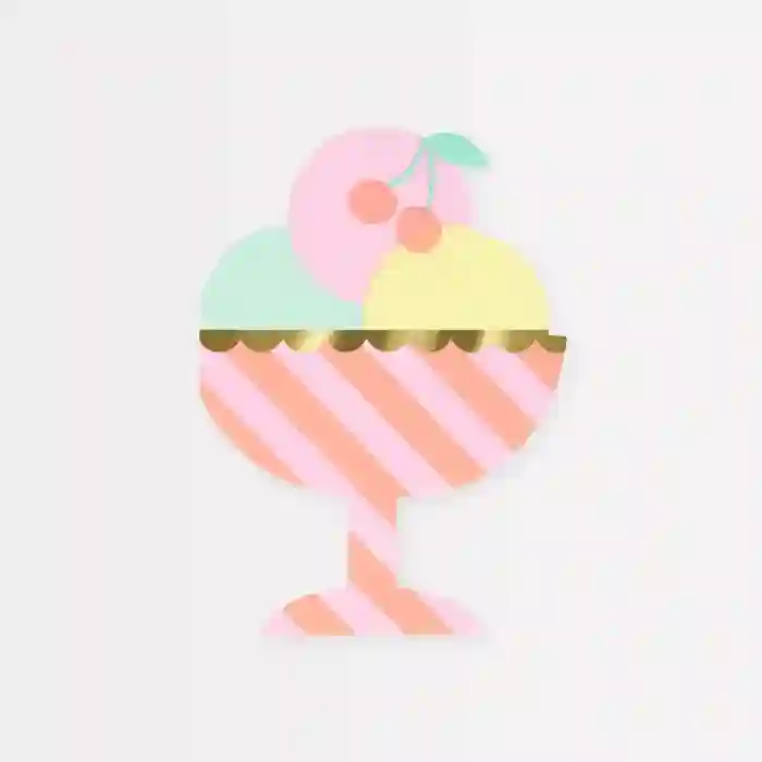 Ice cream napkins