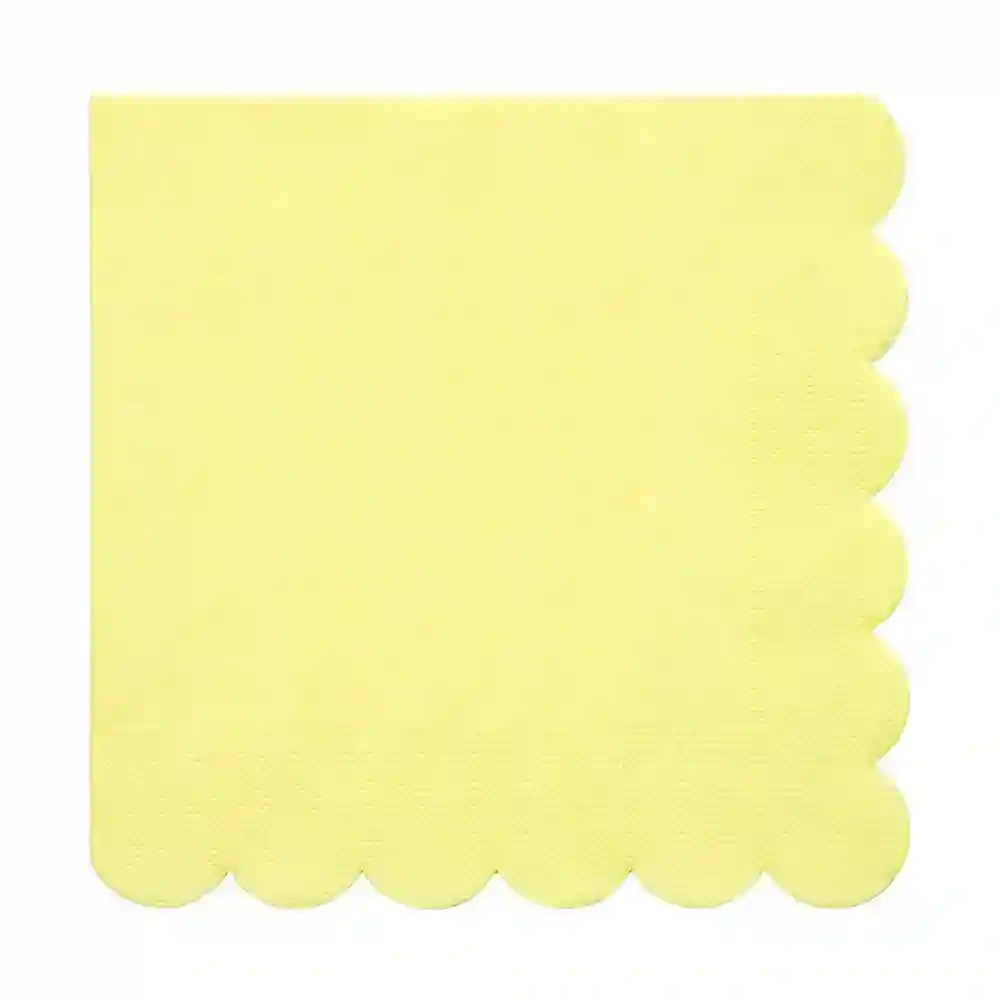 Yellow large napkins