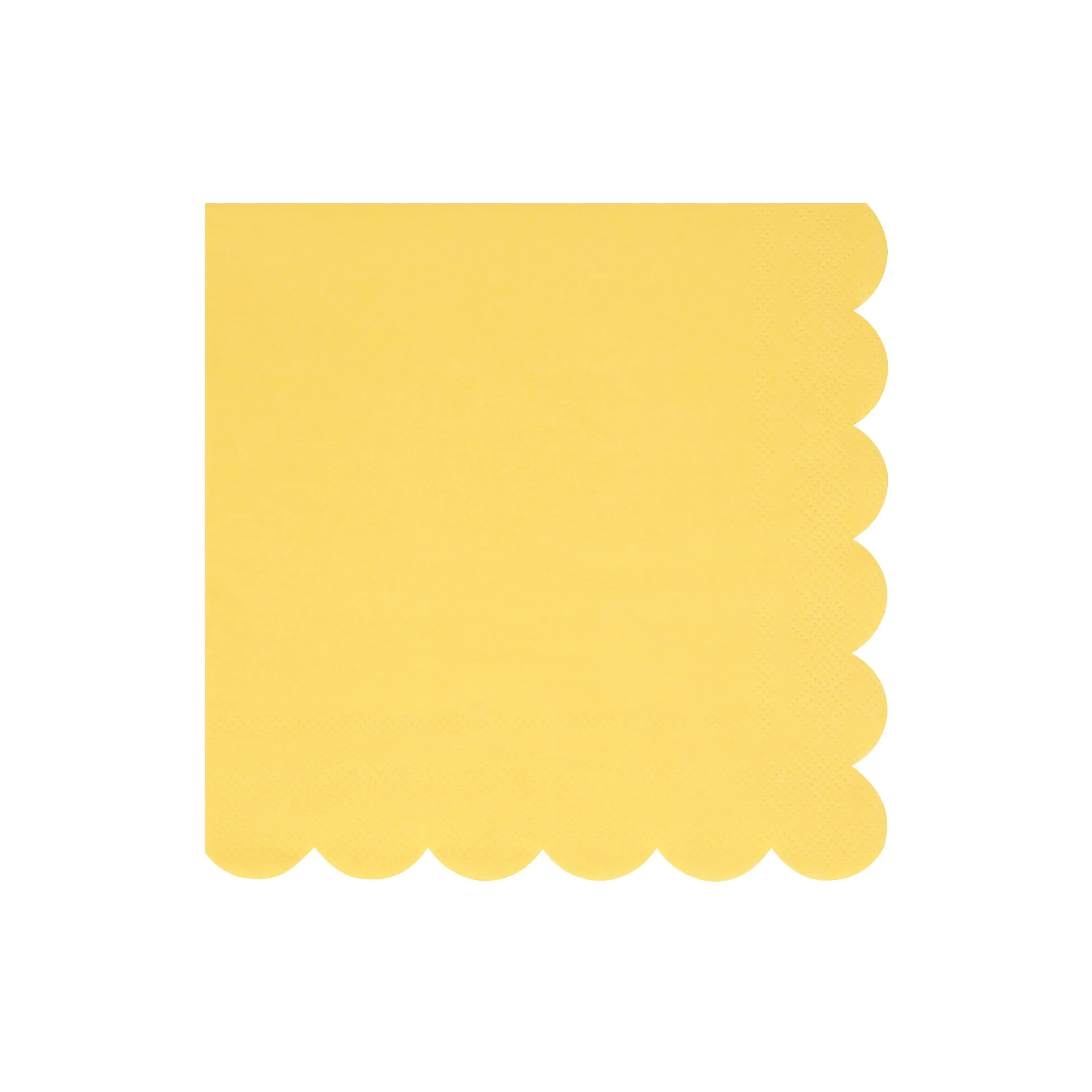 Yellow large napkins