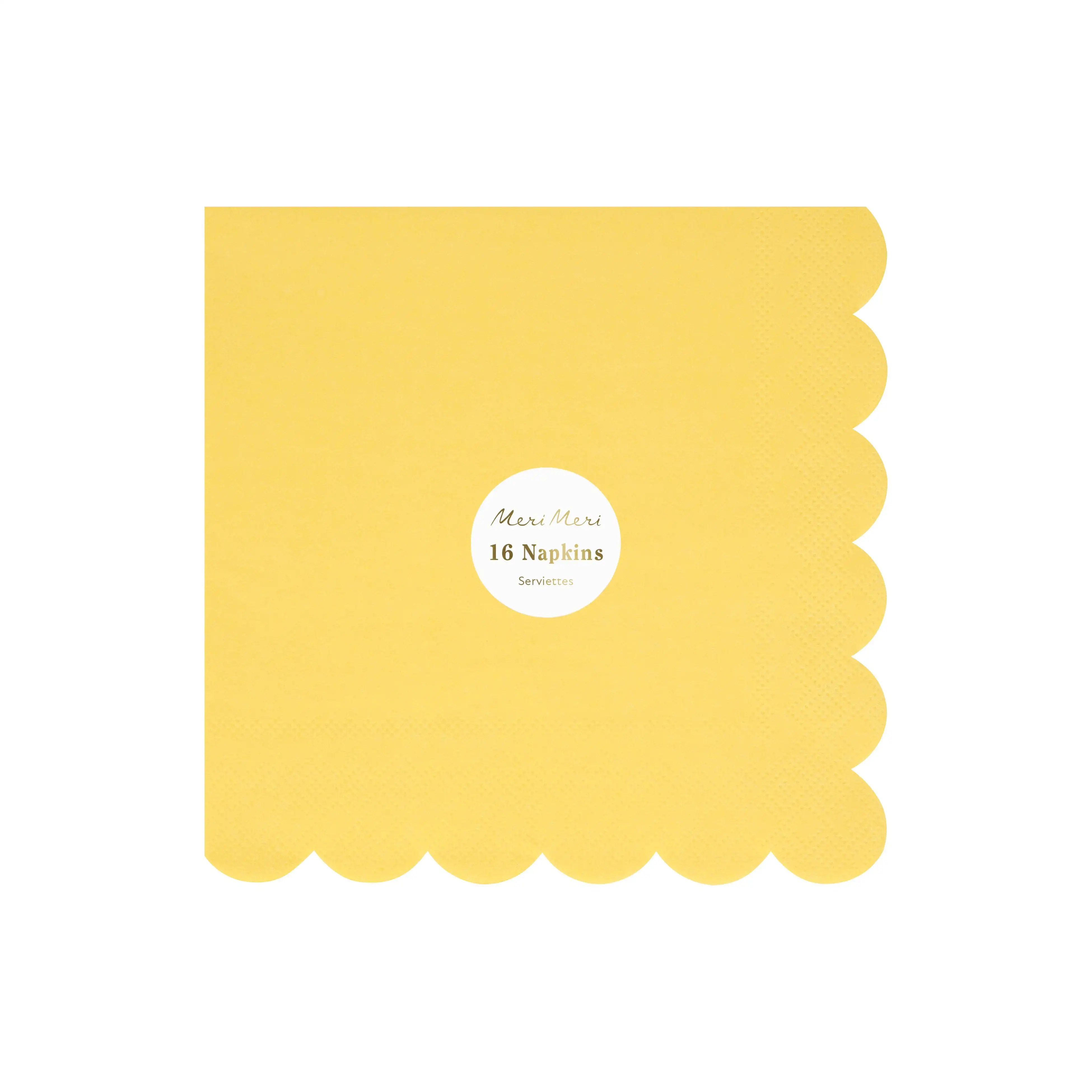 Yellow large napkins - Image 2