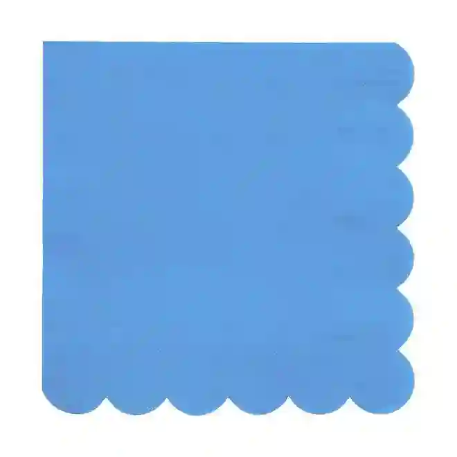 Servilletas grandes azules