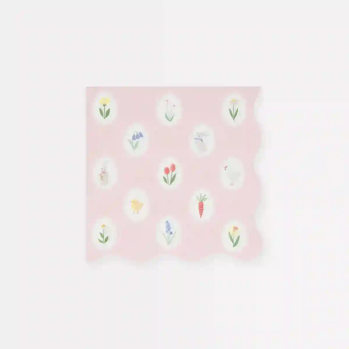 Large Easter cameo napkins