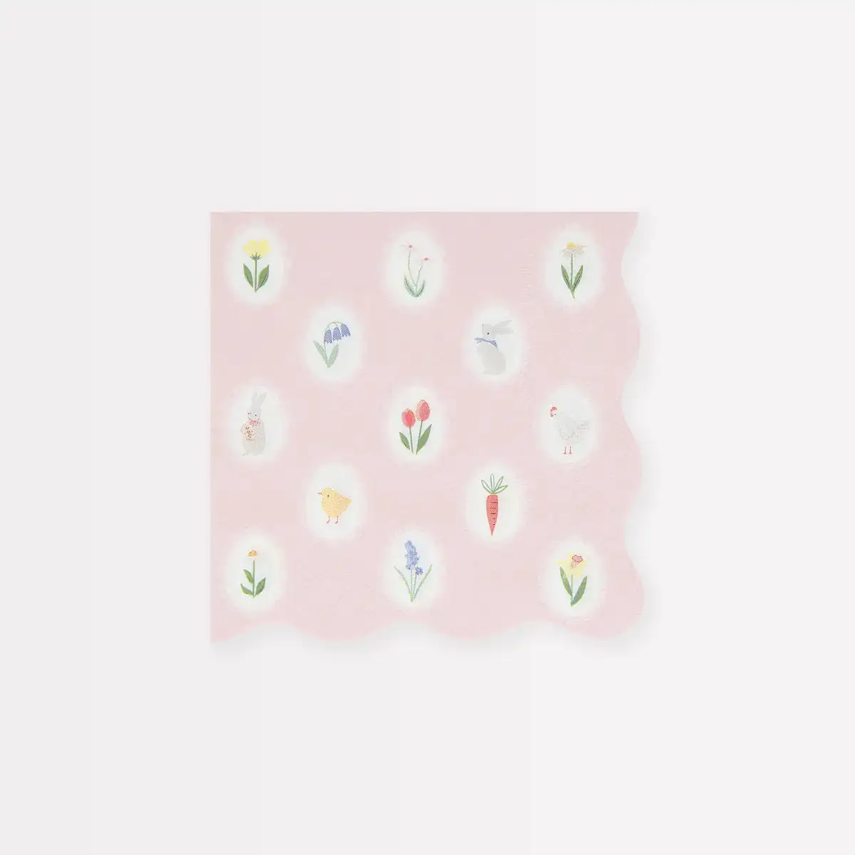 Large Easter cameo napkins