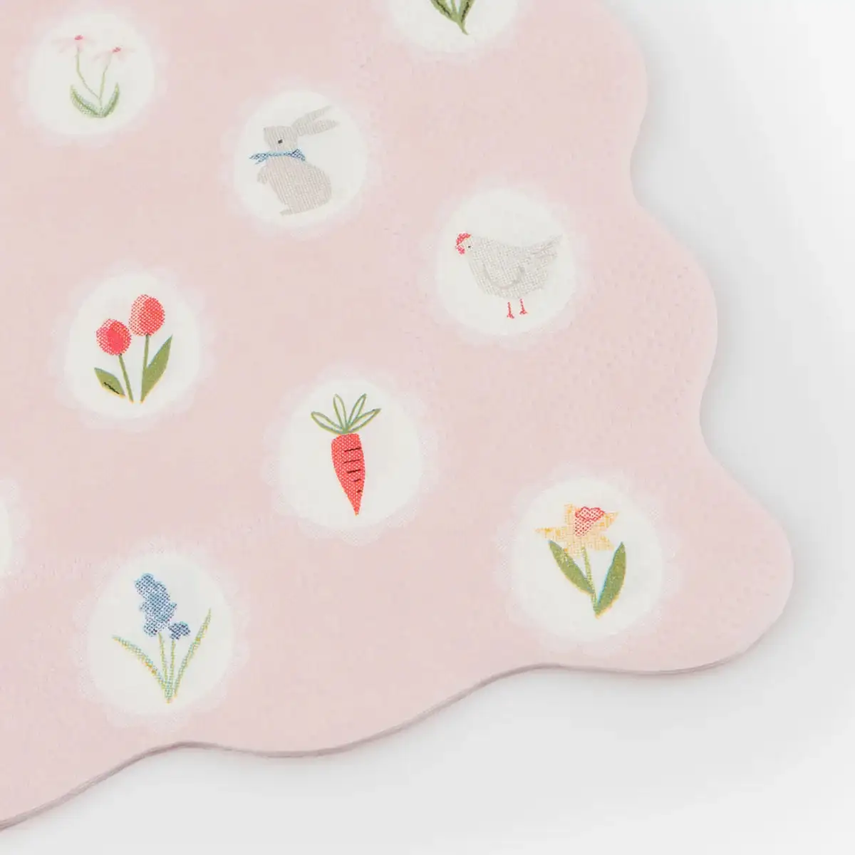 Large Easter cameo napkins - Image 2