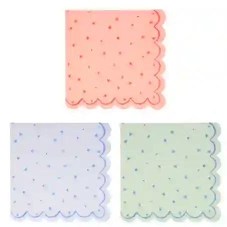 Large napkins with stars