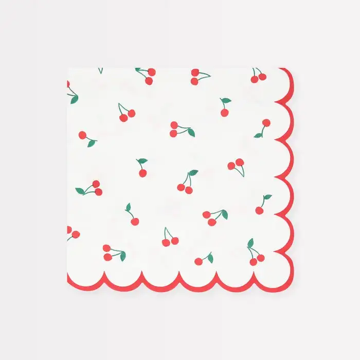 Large cherry napkins