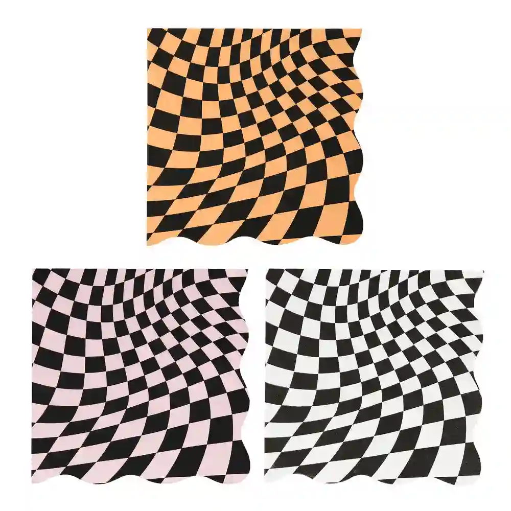 Large napkins of Halloween paintings