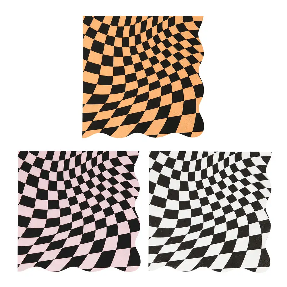 Large napkins of Halloween paintings