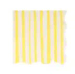 Large yellow stripe napkins