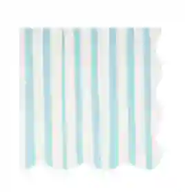 Servilletas grandes de rayas azules