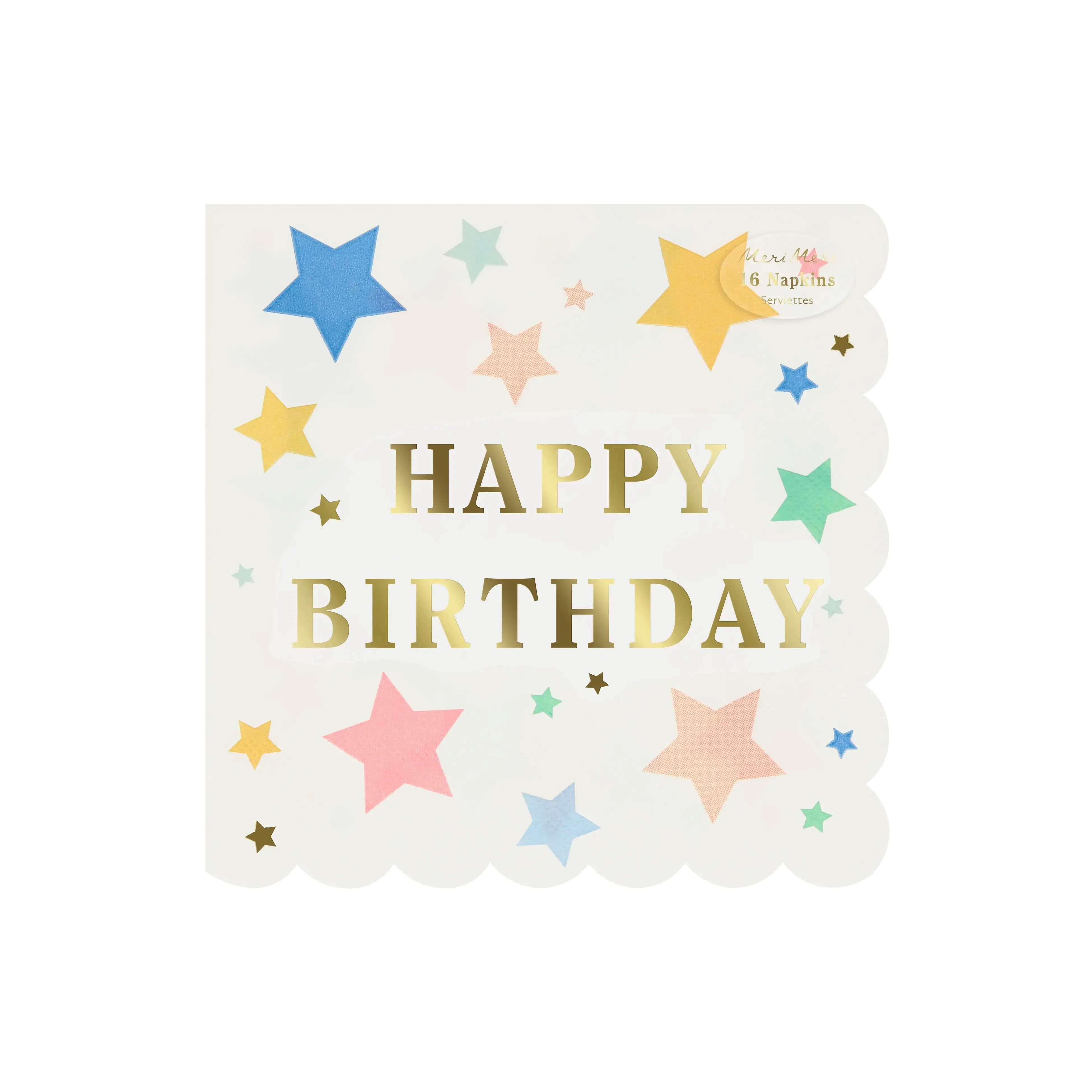 Servilletas grandes Happy Birthday - Imagen 2