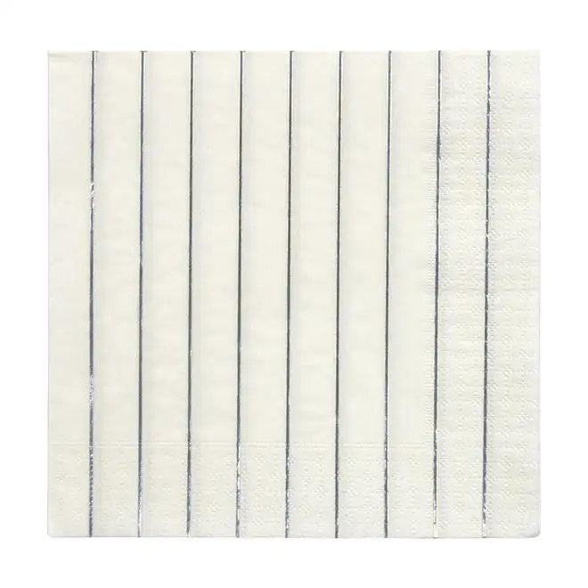 Great silver stripe napkins
