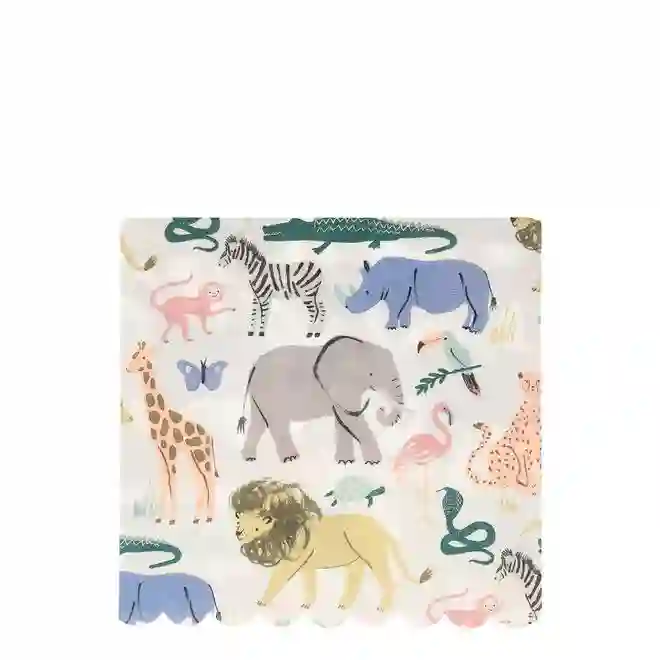 Large safari napkins