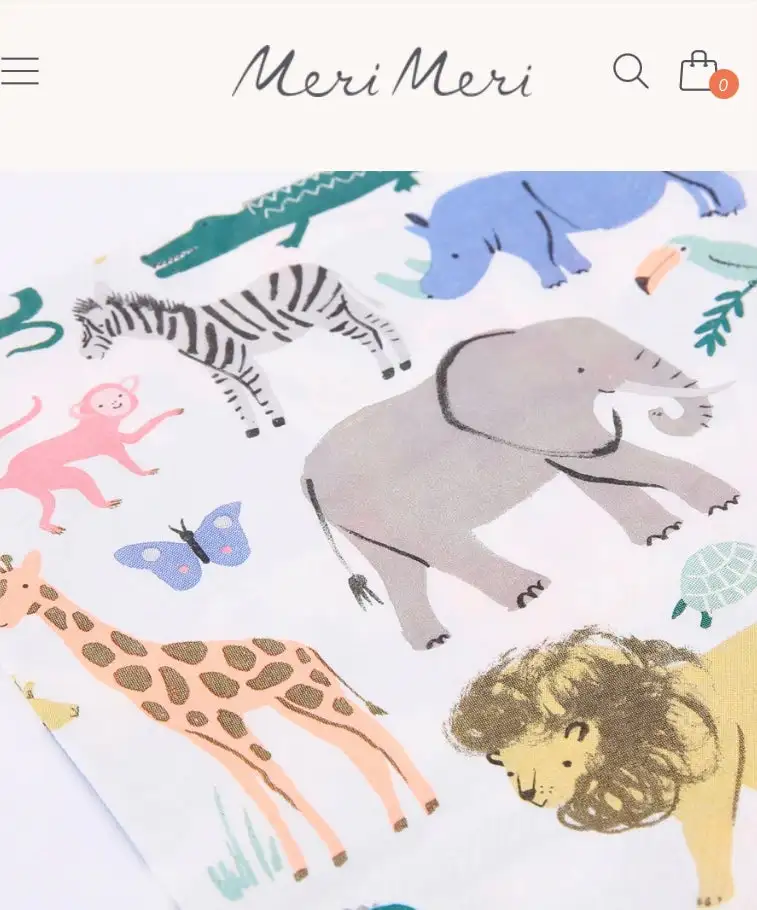 Large safari napkins - Image 2