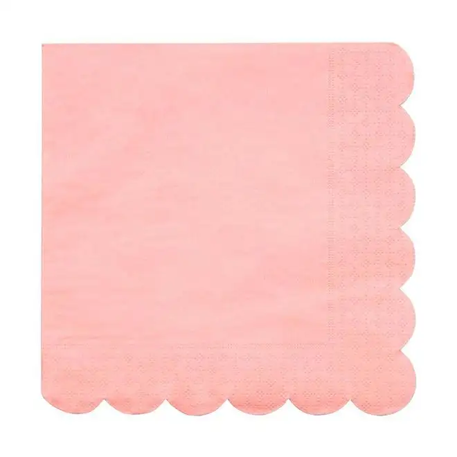 Large salmon napkins