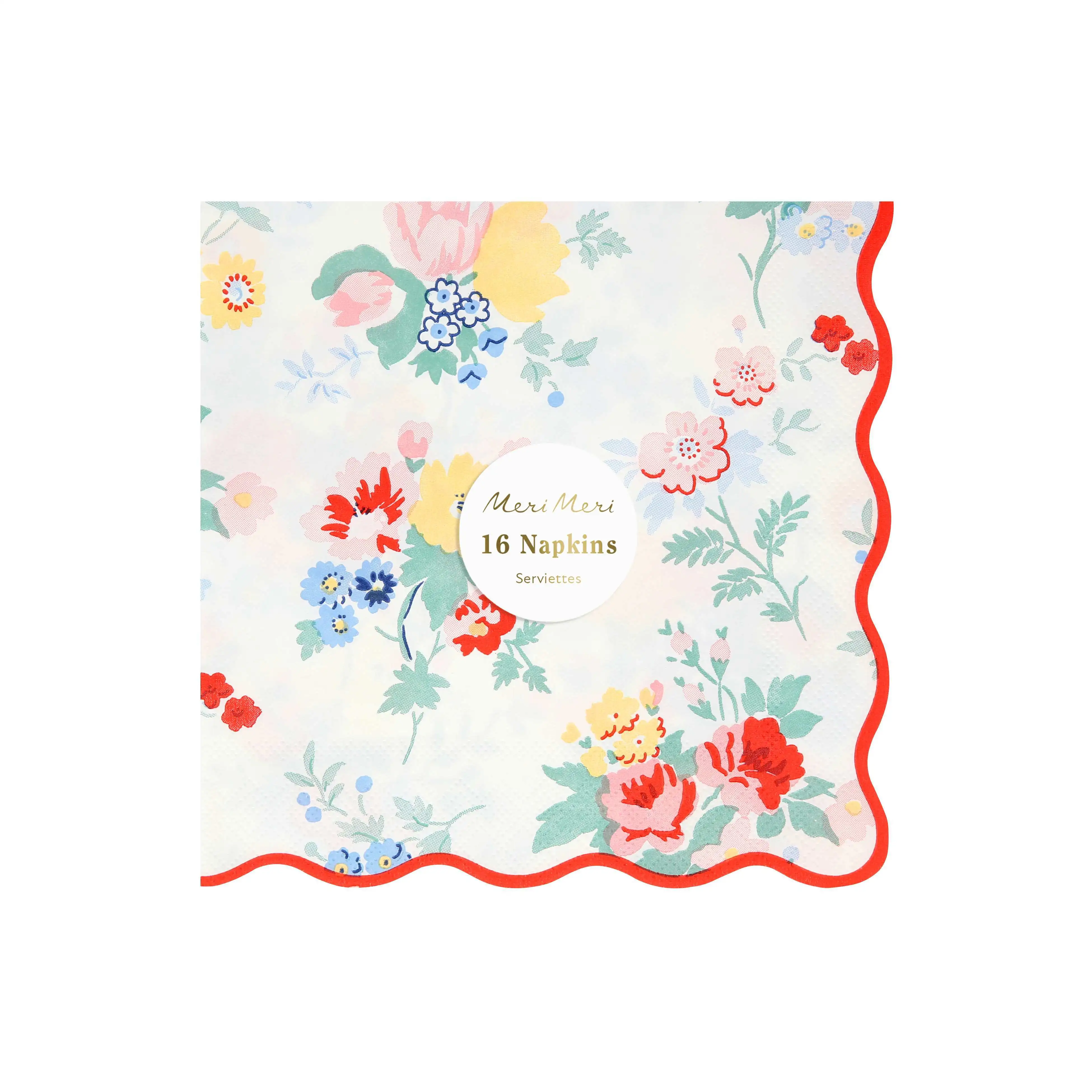 Big vintage napkins floral - Image 2