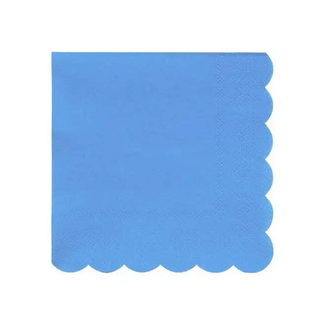 Servilletas pequeñas azules