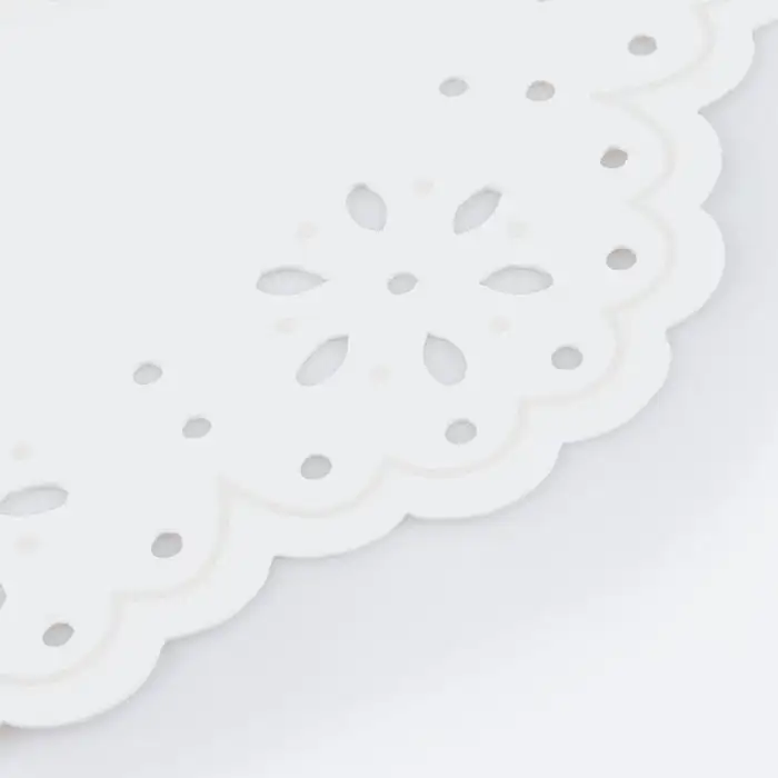 Small White Broderie Anglaise napkins - Image 2