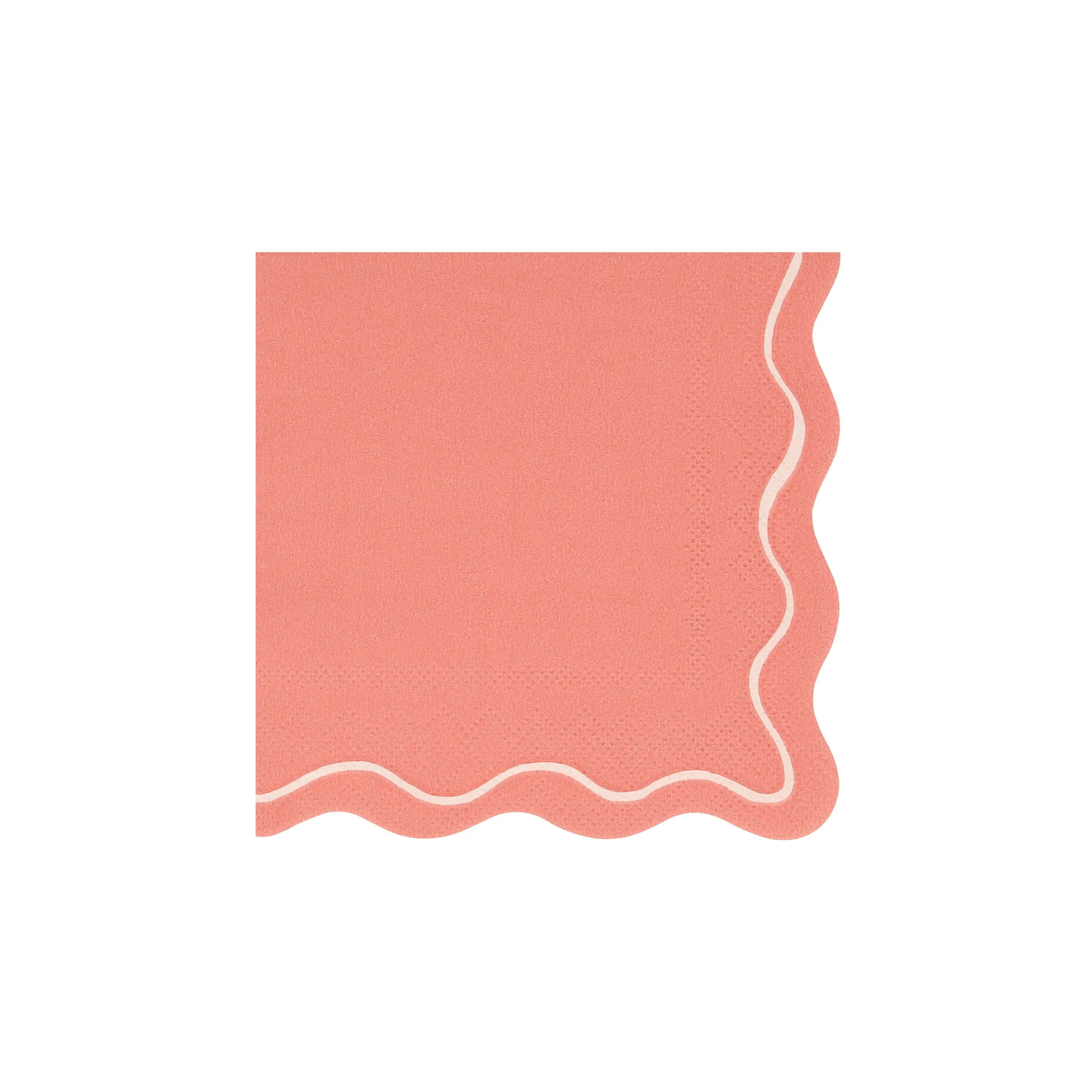 Small napkins with wavy edge - Image 2