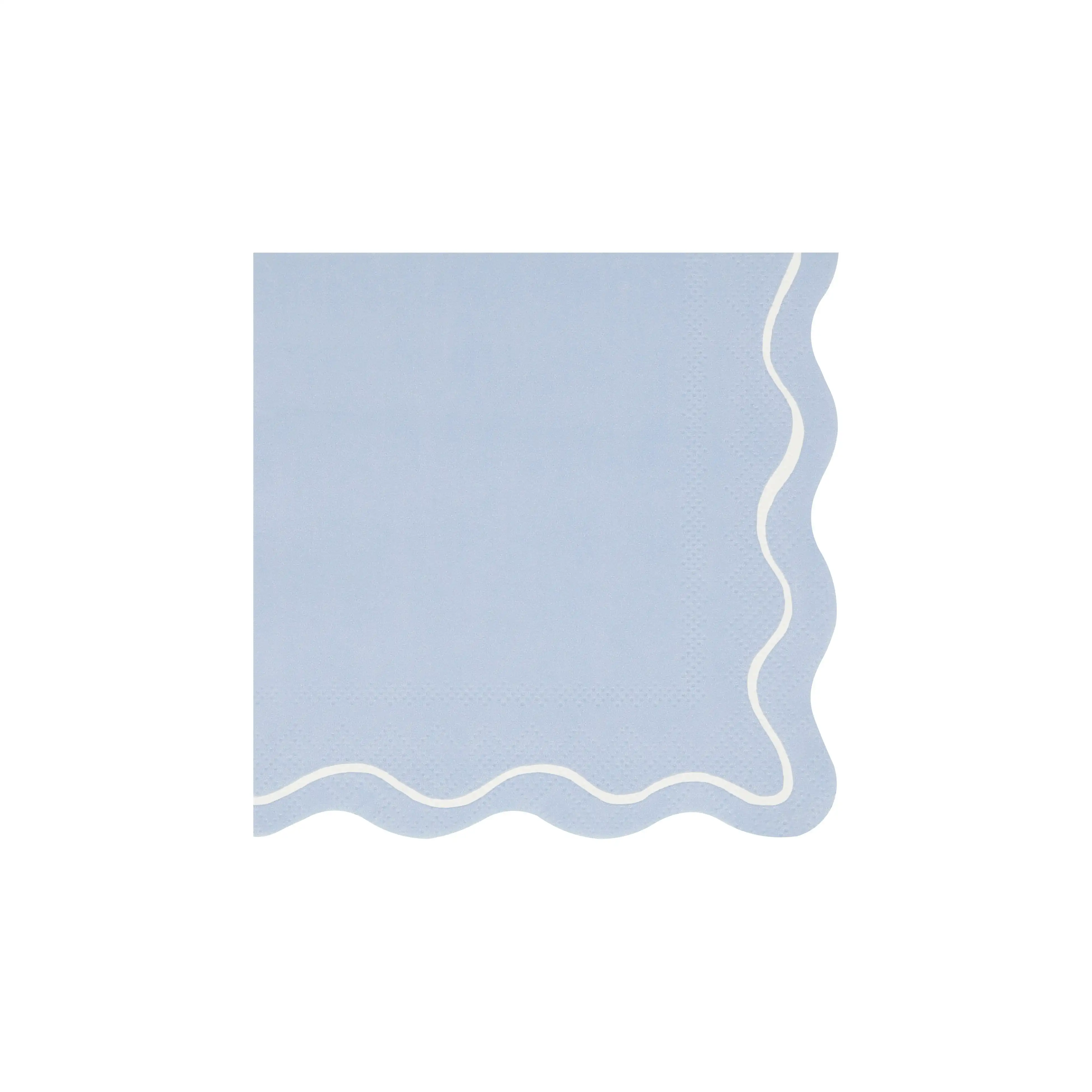 Small napkins with wavy edge - Image 4