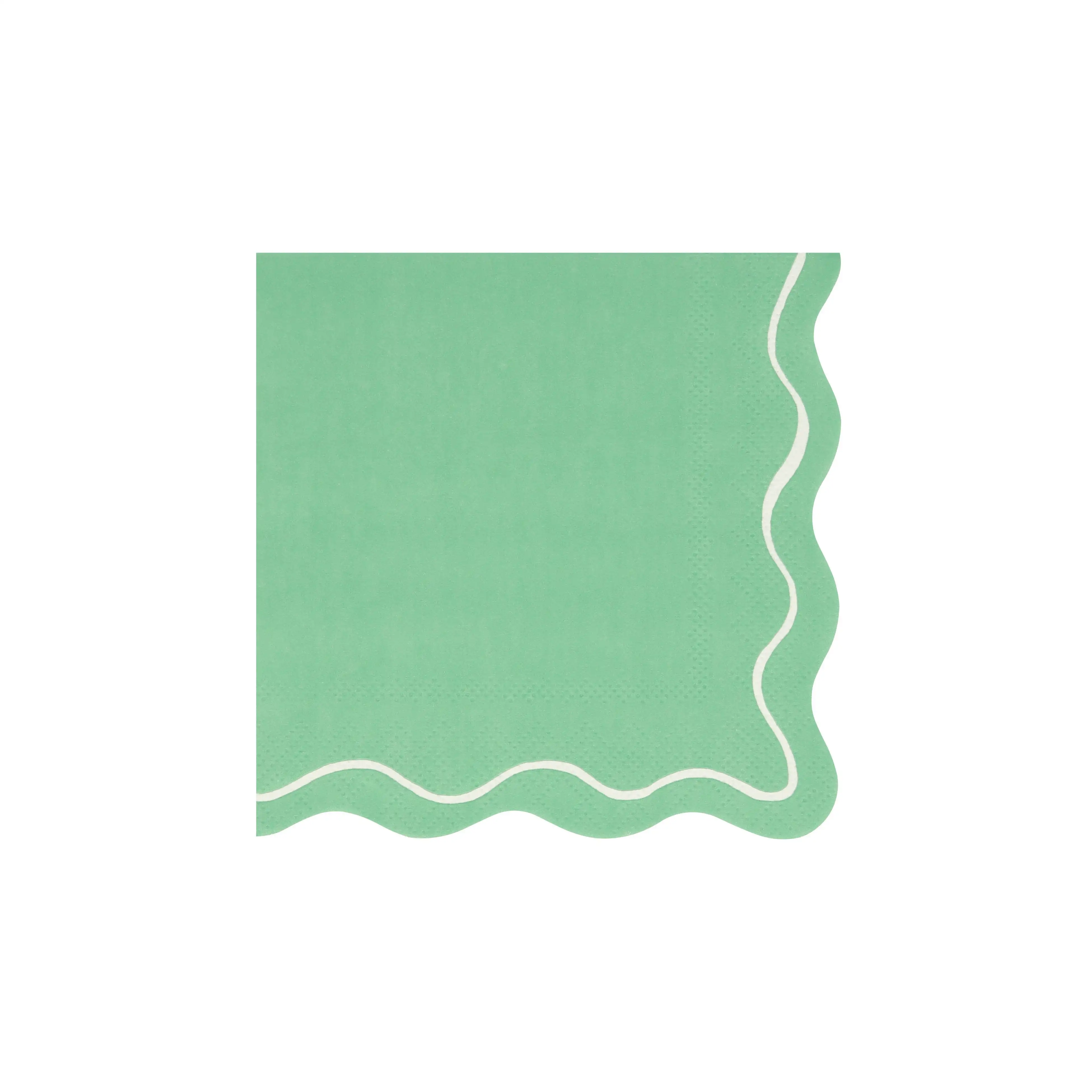 Small napkins with wavy edge - Image 8