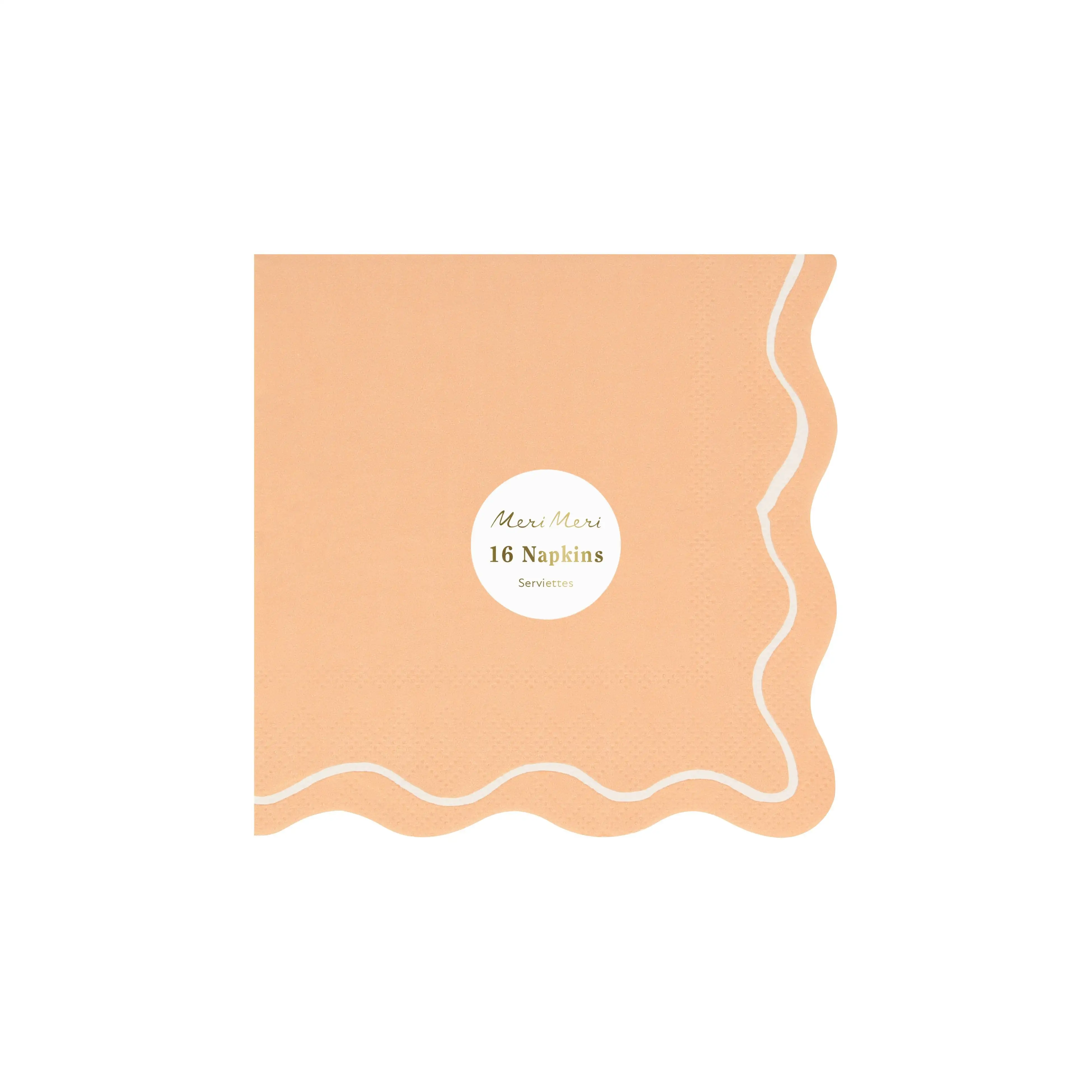 Small napkins with wavy edge - Image 10