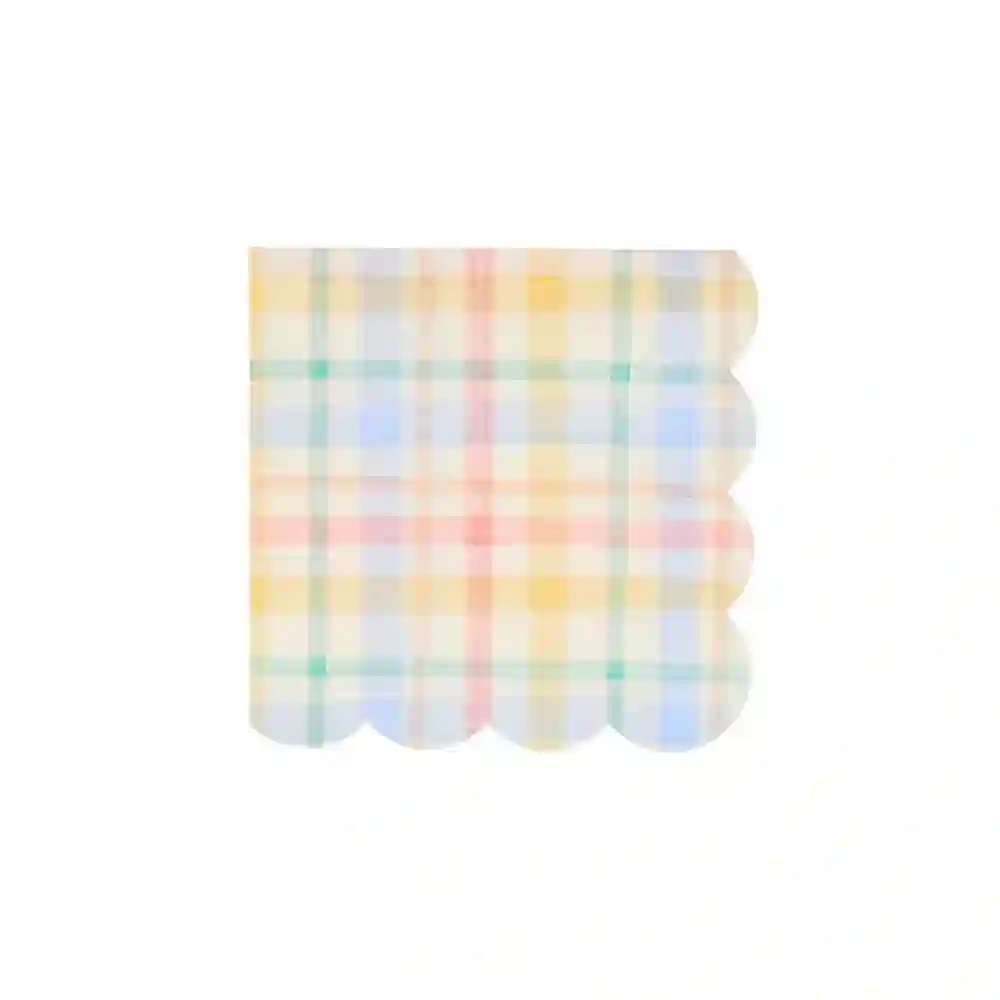 Small napkins with pattern of paintings