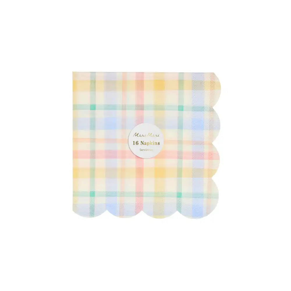 Small napkins with pattern of paintings - Image 2