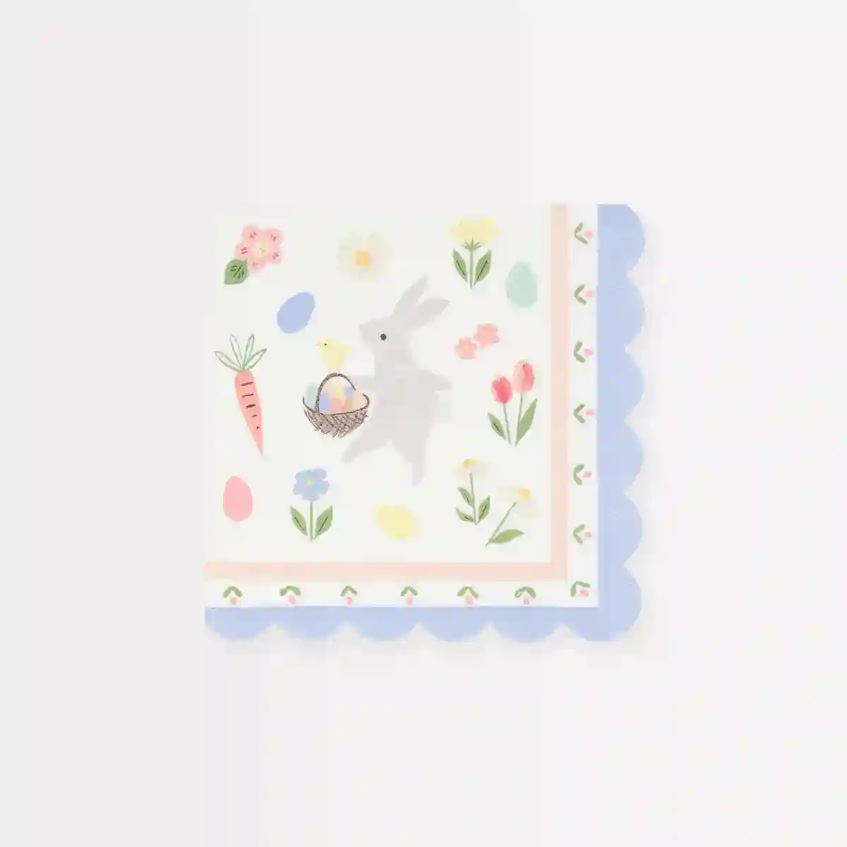 Small Easter bunny napkins