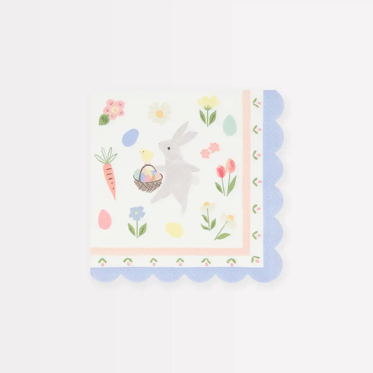 Small Easter bunny napkins