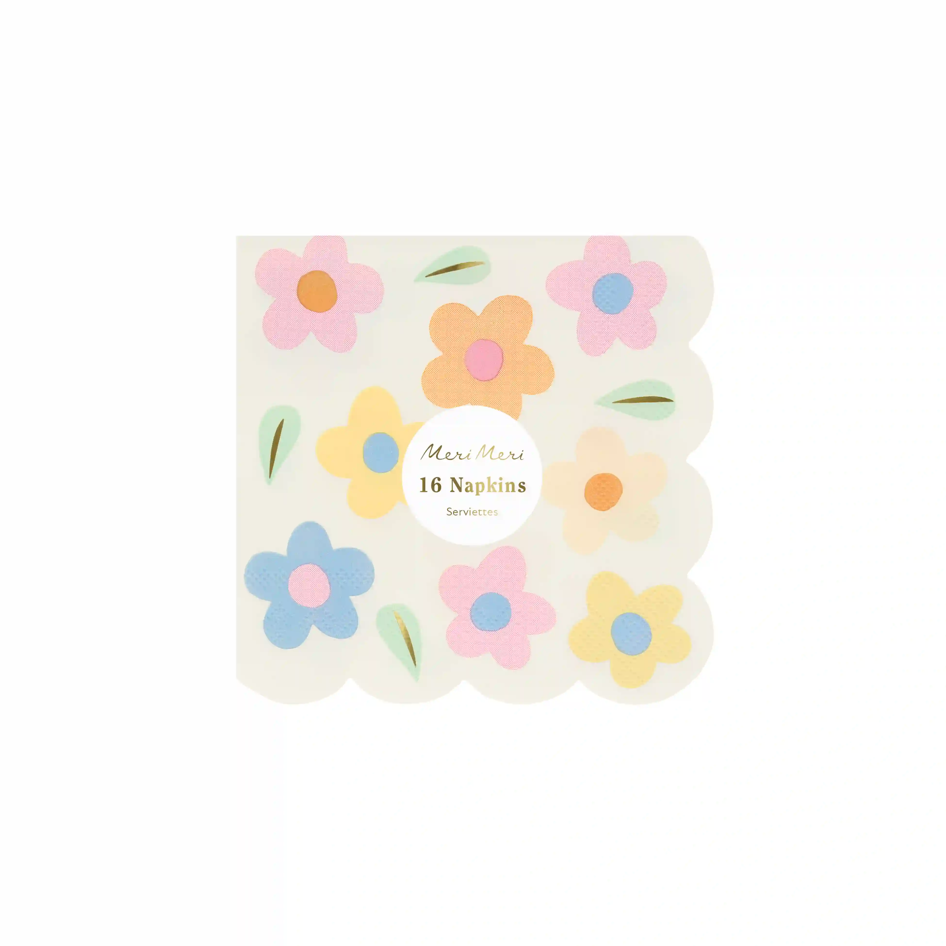 Servilletas pequeñas de flores