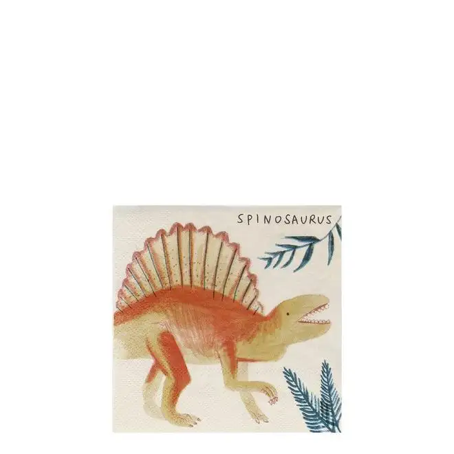 Small dinosaur napkins - Image 3