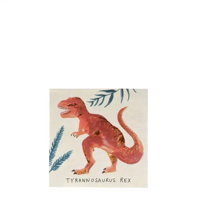 Small dinosaur napkins - Image 4