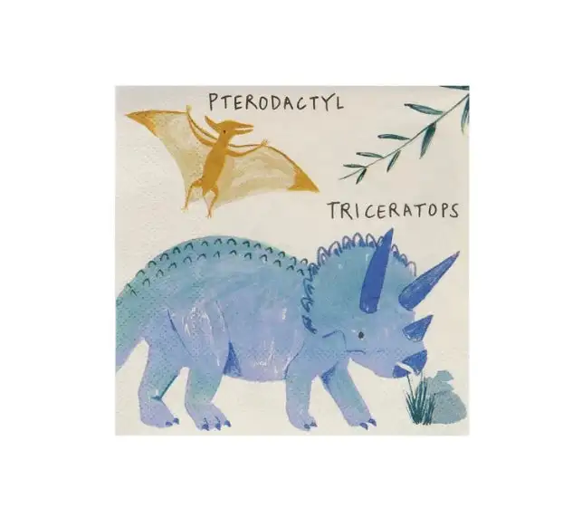 Small dinosaur napkins - Image 6